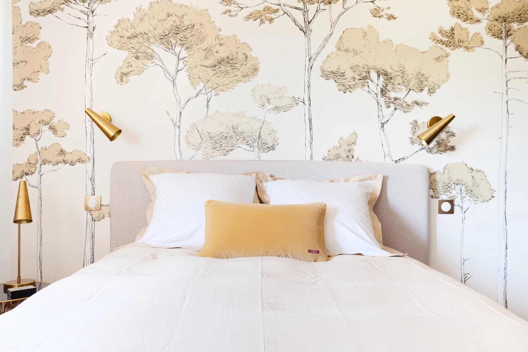 Photo d'une chambre rénovée par Caroline FISCHER.